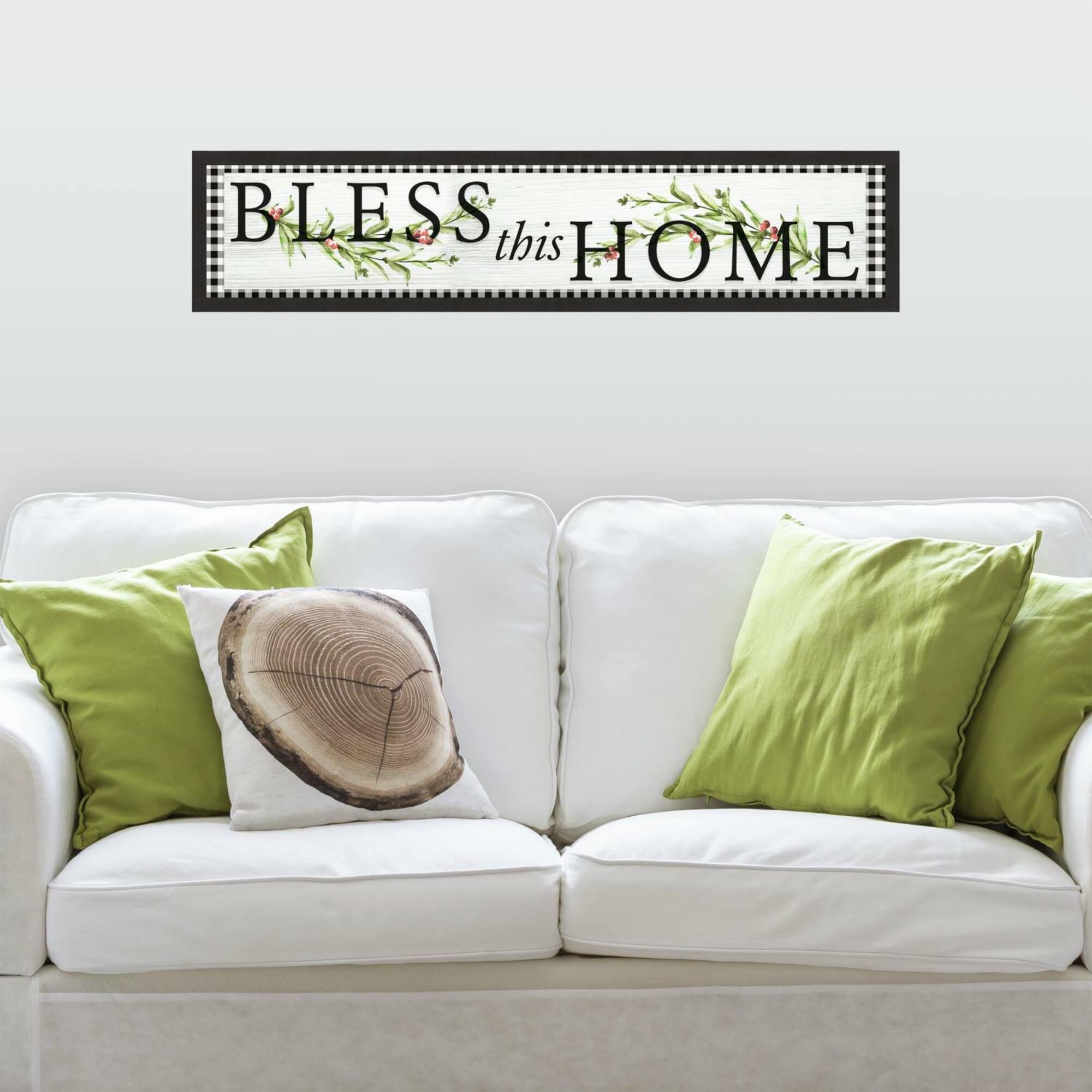 RoomMates Bless This Home Country Peel & Stick Wall Decal